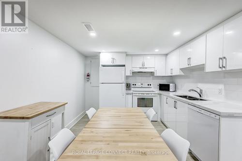 103 Lexington Avenue, Toronto, ON - Indoor Photo Showing Kitchen With Double Sink