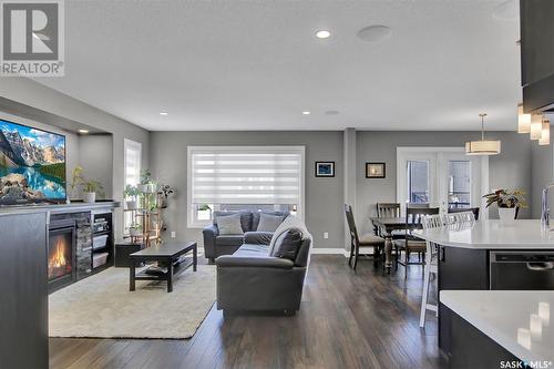 4338 Albulet Drive, Regina, SK - Indoor Photo Showing Living Room