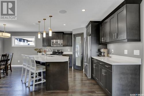 4338 Albulet Drive, Regina, SK - Indoor Photo Showing Kitchen With Upgraded Kitchen