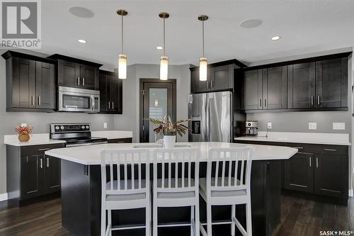 4338 Albulet Drive, Regina, SK - Indoor Photo Showing Kitchen With Upgraded Kitchen