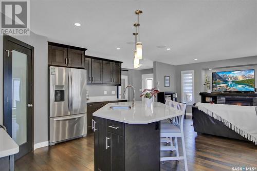 4338 Albulet Drive, Regina, SK - Indoor Photo Showing Kitchen With Upgraded Kitchen