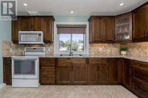 138 Elizabeth Drive, Halton Hills, ON - Indoor Photo Showing Kitchen With Double Sink