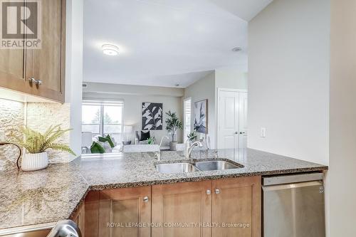 505 - 9245 Jane Street, Vaughan, ON - Indoor Photo Showing Kitchen With Double Sink