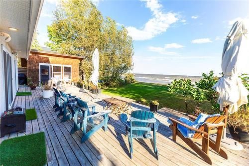 22 Thorvaldson Drive, Arnes, MB - Outdoor With Deck Patio Veranda