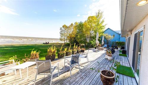 22 Thorvaldson Drive, Arnes, MB - Outdoor With Deck Patio Veranda