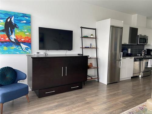 503-528 Pandora Ave, Victoria, BC - Indoor Photo Showing Kitchen With Stainless Steel Kitchen