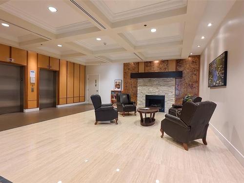 213-1325 Bear Mountain Pkwy, Langford, BC - Indoor With Fireplace