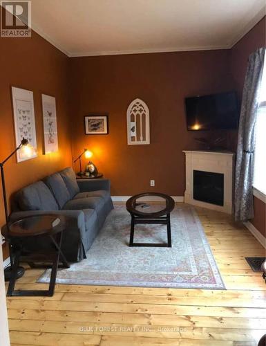 21 Queens Place, London, ON - Indoor Photo Showing Living Room With Fireplace