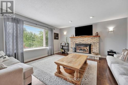 53 Rolling Acres Drive, Kitchener, ON - Indoor Photo Showing Living Room With Fireplace