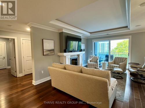 503 - 340 Sugarcreek Trail, London, ON - Indoor Photo Showing Living Room With Fireplace