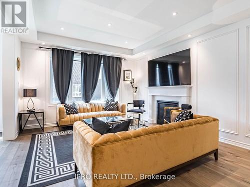 1406 Lobelia Crescent, Milton, ON - Indoor Photo Showing Living Room With Fireplace