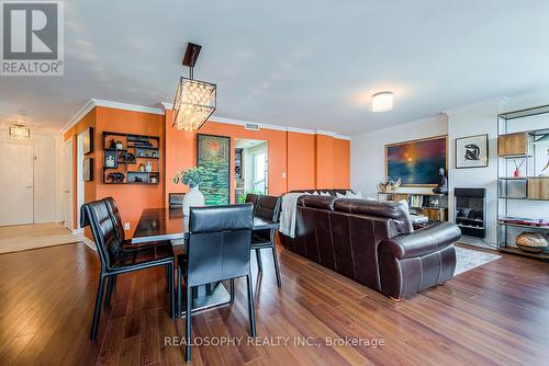 1618 - 2111 Lake Shore Boulevard W, Toronto, ON - Indoor Photo Showing Living Room With Fireplace