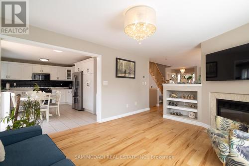 1645 Clark Boulevard, Milton, ON - Indoor Photo Showing Living Room With Fireplace