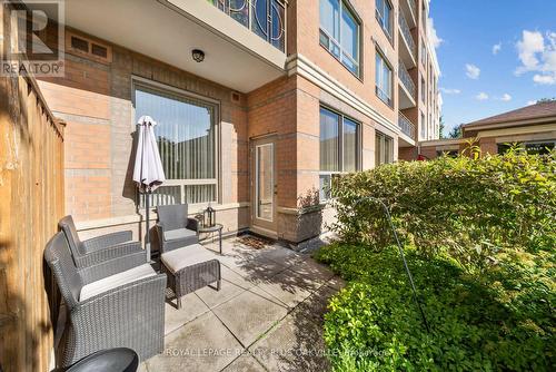 2115 - 100 Burloak Drive, Burlington, ON - Outdoor With Deck Patio Veranda With Exterior