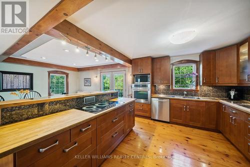 623 Varney Road, Georgina, ON - Indoor Photo Showing Kitchen With Double Sink