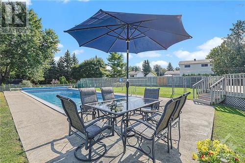 1447 Cedar Lane, Ottawa, ON - Outdoor With In Ground Pool With Deck Patio Veranda