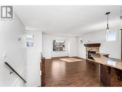 4406B 25Th Street, Vernon, BC - Indoor Photo Showing Living Room With Fireplace