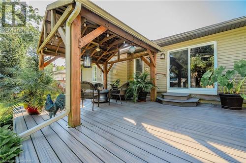 310 Lanark Street, Caledonia, ON - Outdoor With Deck Patio Veranda