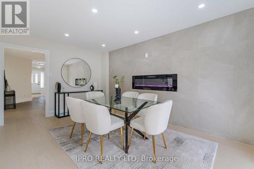 28 Terra Road, Vaughan, ON - Indoor Photo Showing Dining Room With Fireplace