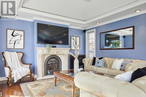 3 Wythenshawe Wood, Toronto, ON - Indoor Photo Showing Living Room With Fireplace