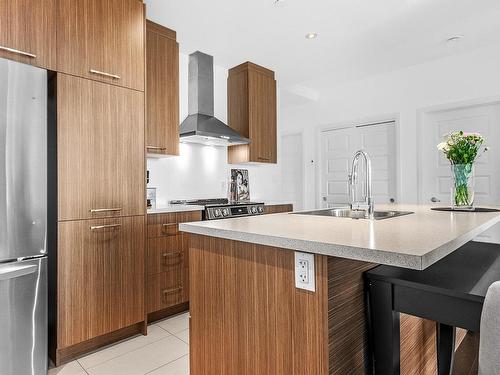 Kitchen - 406-1175 18E Rue, Québec (La Cité-Limoilou), QC - Indoor Photo Showing Kitchen With Upgraded Kitchen