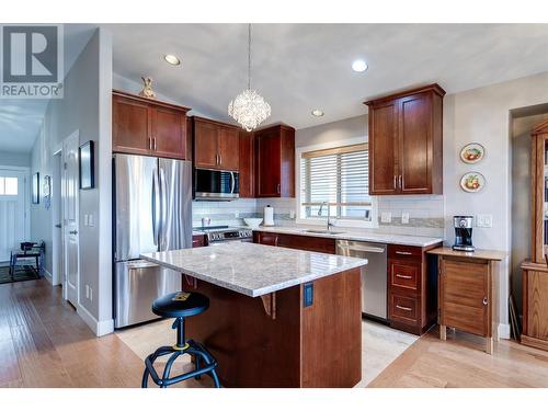 3474 Pine Valley Drive, Kelowna, BC - Indoor Photo Showing Kitchen With Stainless Steel Kitchen