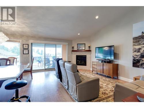 3474 Pine Valley Drive, Kelowna, BC - Indoor Photo Showing Living Room With Fireplace