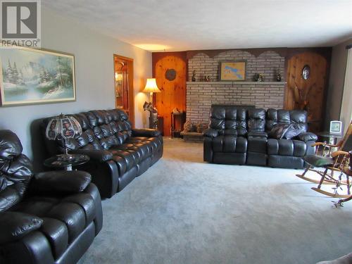 16 Warnock Rd, Iron Bridge, ON - Indoor Photo Showing Living Room With Fireplace