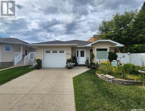 603 Main Street, Melville, SK - Outdoor With Deck Patio Veranda With Facade