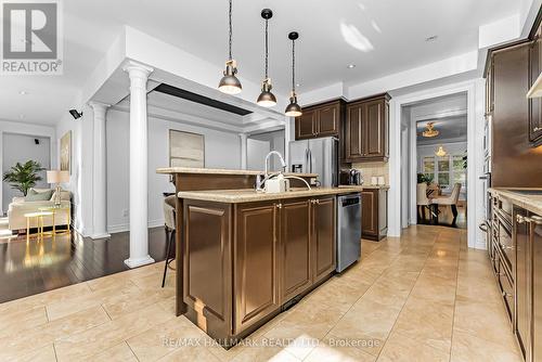 160 Smoothwater Terrace, Markham, ON - Indoor Photo Showing Kitchen With Double Sink With Upgraded Kitchen