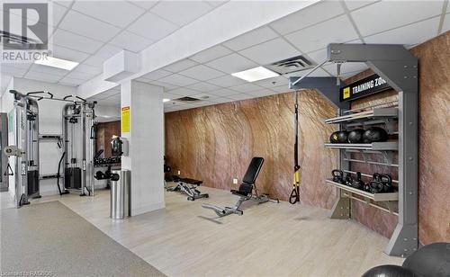 220 Gord Canning Drive Unit# 314, The Blue Mountains, ON - Indoor Photo Showing Gym Room