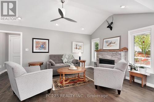 23 Blairmont Terrace, St. Thomas, ON - Indoor Photo Showing Living Room With Fireplace