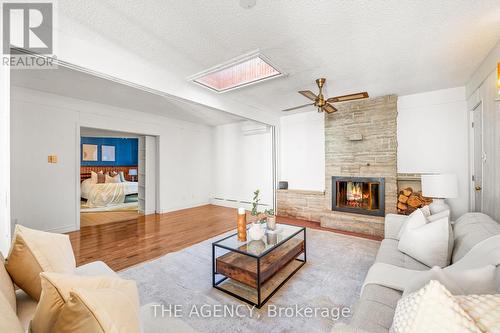 17520 Keele Street, King, ON - Indoor Photo Showing Living Room With Fireplace