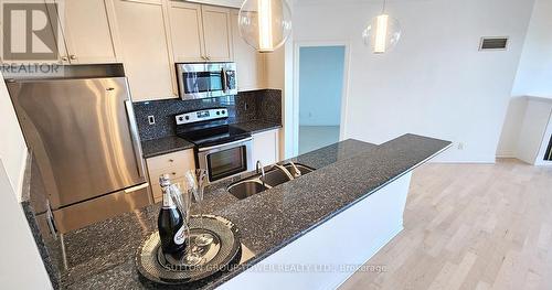 2205 - 2121 Lakeshore Boulevard W, Toronto, ON - Indoor Photo Showing Kitchen With Double Sink With Upgraded Kitchen