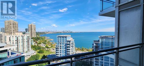 2205 - 2121 Lakeshore Boulevard W, Toronto, ON - Outdoor With Body Of Water With View