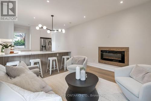 168 Essex Street, Toronto, ON - Indoor Photo Showing Living Room With Fireplace