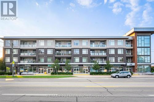 413 - 457 Plains Road E, Burlington, ON - Outdoor With Balcony With Facade