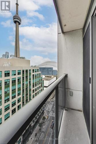 1808 - 20 Blue Jays Way, Toronto, ON - Outdoor With Balcony With View With Exterior