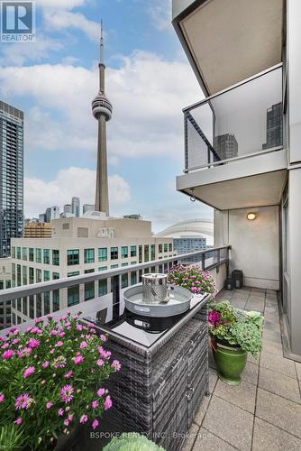 1808 - 20 Blue Jays Way, Toronto, ON - Outdoor With Balcony With Exterior