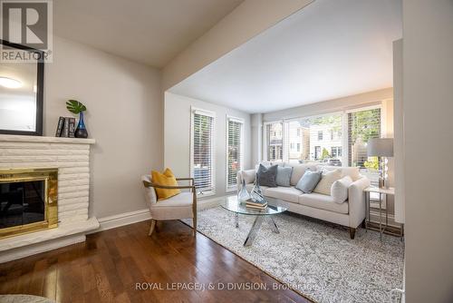 119 Glenforest Road, Toronto, ON - Indoor Photo Showing Living Room With Fireplace