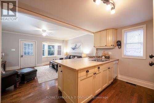 119 Glenforest Road, Toronto, ON - Indoor Photo Showing Kitchen With Double Sink