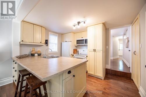 119 Glenforest Road, Toronto, ON - Indoor Photo Showing Kitchen With Double Sink