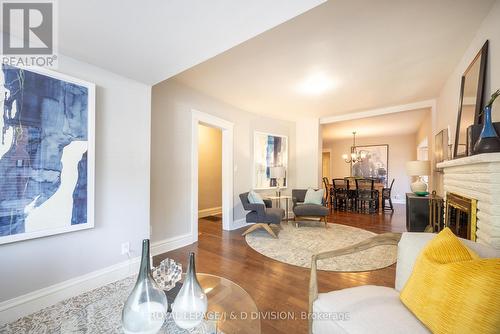 119 Glenforest Road, Toronto, ON - Indoor Photo Showing Living Room With Fireplace