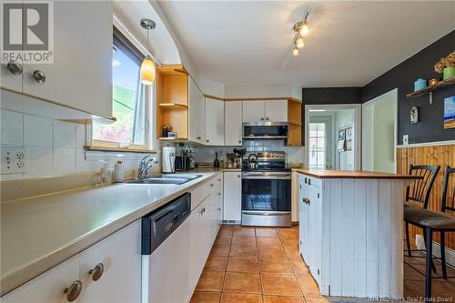 12 Fairview Drive, Moncton, NB - Indoor Photo Showing Kitchen With Double Sink