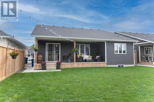 296 Davies Street East, Dresden, ON - Outdoor With Deck Patio Veranda