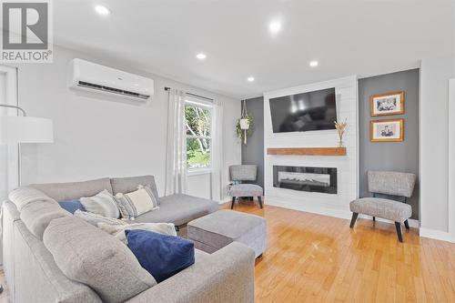 6 Georges Road, Portugal Cove, NL - Indoor Photo Showing Living Room With Fireplace