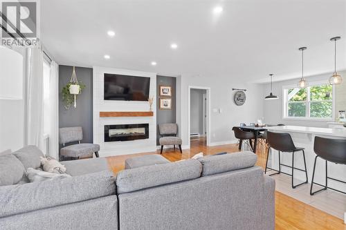 6 Georges Road, Portugal Cove, NL - Indoor Photo Showing Living Room With Fireplace