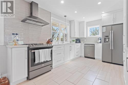 6 Georges Road, Portugal Cove, NL - Indoor Photo Showing Kitchen With Upgraded Kitchen