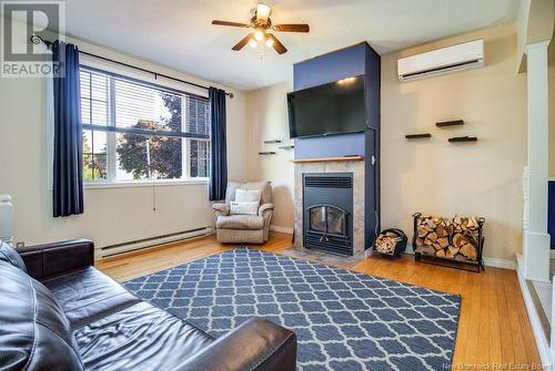 41 Wesbett, Fredericton, NB - Indoor Photo Showing Living Room With Fireplace