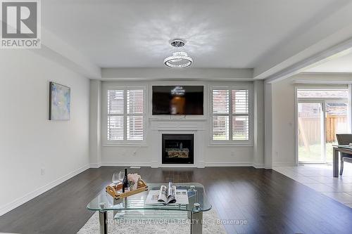 2410 Florentine Place, Pickering, ON - Indoor Photo Showing Living Room With Fireplace